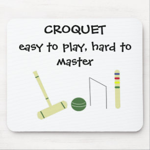 Kroquet-Spiel Mousepad