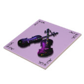 KROSSIERTE LILA VIOLINEN FLIESE (Seite)