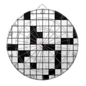 KROSSWORT PUZZLE PATTERN GRAPHICS SPIELE SPASS WOR DARTSCHEIBE (vorne)