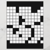 KROSSWORT PUZZLE PATTERN GRAPHICS SPIELE SPASS WOR FLYER (Vorne)