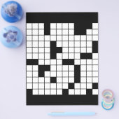 KROSSWORT PUZZLE PATTERN GRAPHICS SPIELE SPASS WOR FLYER (Einzeln)