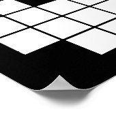 KROSSWORT PUZZLE PATTERN GRAPHICS SPIELE SPASS WOR POSTER (Ecke)