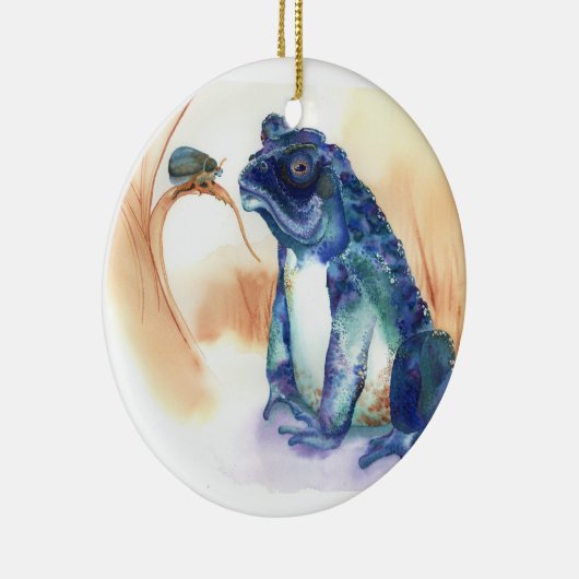 Kröte, Frosch Keramikornament (Rechts)