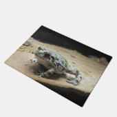 Kröte Fußmatte (Schrägansicht)