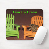 Kröte in einem Stuhl Mousepad (Mit Mouse)