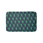 Kröten Frösche Navy Blau Badematte (Vorderseite)