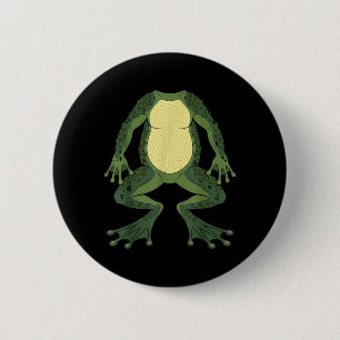 Krötenfrosch-Kostüm Lustiges Halloween Button