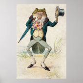 Krötenzeichnung Poster (Vorne)