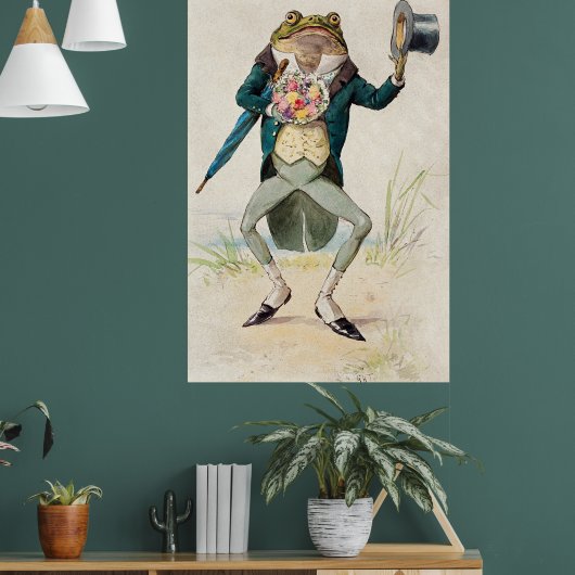 Krötenzeichnung Poster (Wohnzimmer 1)