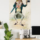 Krötenzeichnung Poster (Heimbüro)