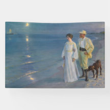 Kroyer - Der Künstler und seine Ehefrau am Strand