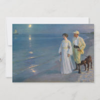 Kroyer - Der Künstler und seine Ehefrau am Strand