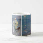 Kroyer - Der Künstler und seine Ehefrau am Strand Kaffeetasse (Mittel)