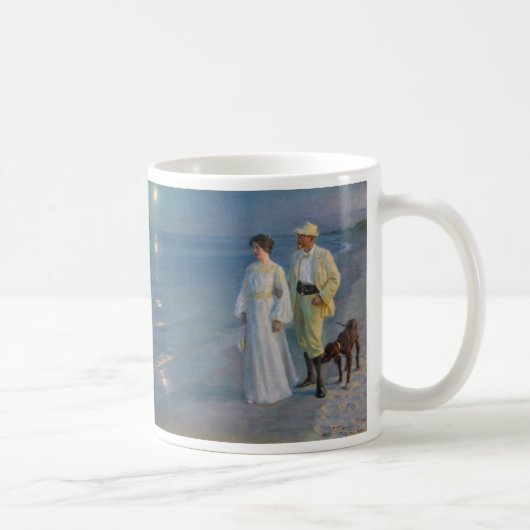 Kroyer - Der Künstler und seine Ehefrau am Strand Kaffeetasse (Rechts)