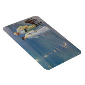 Kroyer - Der Künstler und seine Ehefrau am Strand Magnet (Rechte Seite)