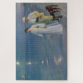 Kroyer - Der Künstler und seine Ehefrau am Strand Puzzle (Vertikal)