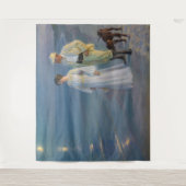 Kroyer - Der Künstler und seine Ehefrau am Strand Wandteppich (Vorderseite)