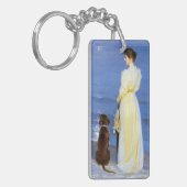 Kroyer - Die Ehefrau und der Hund des Künstlers an Schlüsselanhänger (Vorderseite links)