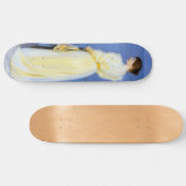 Kroyer - Die Ehefrau und der Hund des Künstlers an Skateboard (Horizontal)