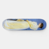 Kroyer - Die Ehefrau und der Hund des Künstlers an Skateboard (Horizontal)