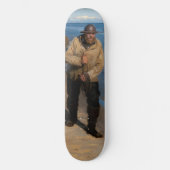 Kroyer - Drei Fischer ziehen ein Boot Skateboard (Vorderseite)