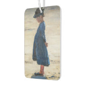 Kroyer - Little Girl stehend am Skagen Beach Autolufterfrischer (Links)