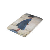 Kroyer - Little Girl stehend am Skagen Beach Badematte (Schrägansicht)