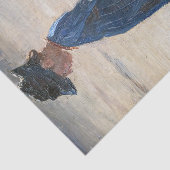 Kroyer - Little Girl stehend am Skagen Beach Seidenpapier (Ausschnitt)