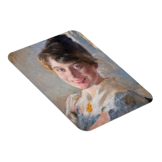 Kroyer - Portrait der Ehefrau Marie der Künstlerin Magnet (Rechte Seite)