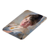 Kroyer - Portrait der Ehefrau Marie der Künstlerin Magnet (Linke Seite)