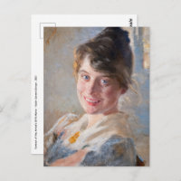 Kroyer - Portrait der Ehefrau Marie der Künstlerin