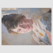 Kroyer - Portrait der Ehefrau Marie der Künstlerin Seidenpapier (Vorderseite)