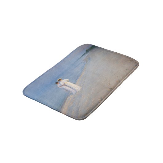 Kroyer - Sommer-Abend am Skagen Beach Badematte (Schrägansicht)