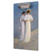 Kroyer - Sommer-Abend am Skagen Beach Closesion Klemmbrett (Links)