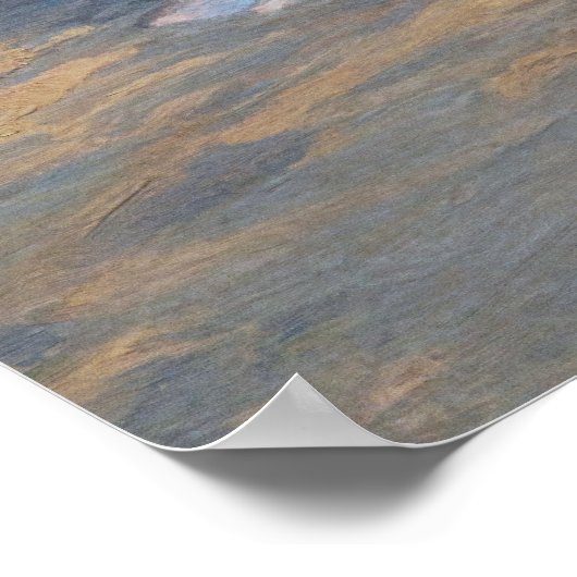 Kroyer - Sommer-Abend am Skagen Beach Closesion Poster (Ecke)