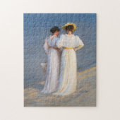 Kroyer - Sommer-Abend am Skagen Beach Closesion Puzzle (Vertikal)