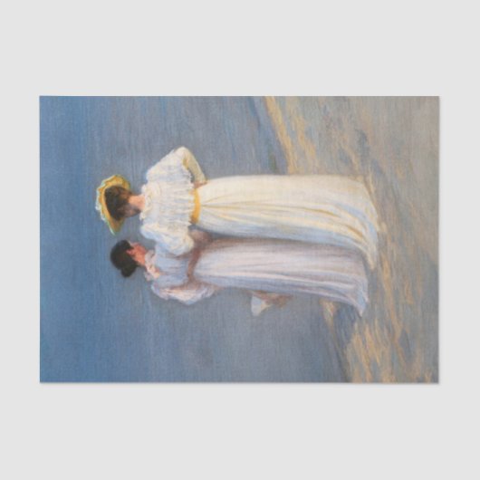 Kroyer - Sommer-Abend am Skagen Beach Closesion Seidenpapier (Vorderseite)