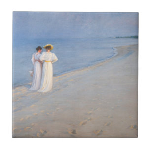 Kroyer - Sommer-Abend am Skagen Beach Fliese