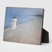 Kroyer - Sommer-Abend am Skagen Beach Fotoplatte (Seite)