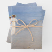 Kroyer - Sommer-Abend am Skagen Beach Geschenkpapier Set (Beispiel)