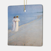 Kroyer - Sommer-Abend am Skagen Beach Keramikornament (Links)