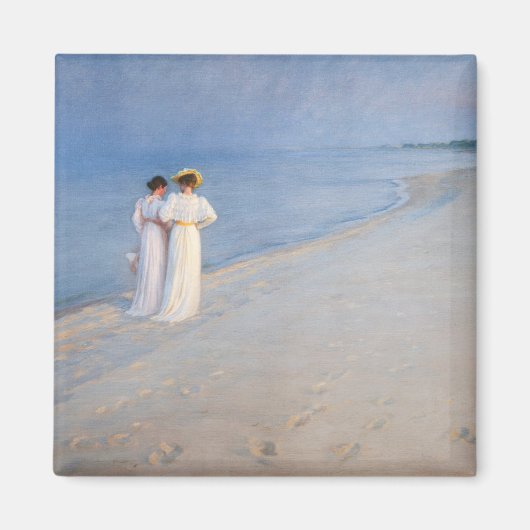 Kroyer - Sommer-Abend am Skagen Beach Magnet (Vorne)
