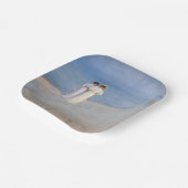 Kroyer - Sommer-Abend am Skagen Beach Pappteller (Gewinkelt)