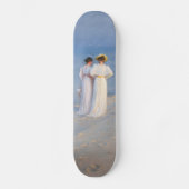 Kroyer - Sommer-Abend am Skagen Beach Skateboard (Vorderseite)