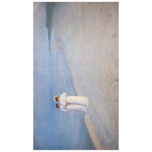 Kroyer - Sommer-Abend am Skagen Beach Tischdecke (Vorderseite)