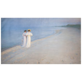 Kroyer - Sommer-Abend am Skagen Beach Tischdecke (Vorderseite (Horizontal))