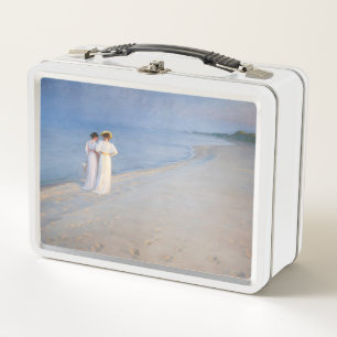 Kroyer - Sommerabend am Strand von Skagen Metall Brotdose