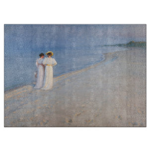 Kroyer - Sommerabend am Strand von Skagen Schneidebrett