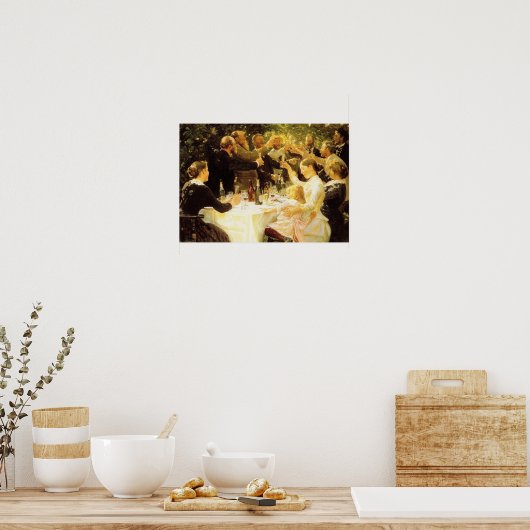 Kroyer's "Angesagter Angesagter Hoorah!" - Poster (Küche)