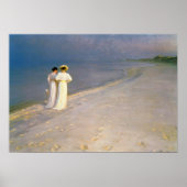 Kroyer's "Summer Afternoon on Skagen Beach" Poster (Vorne)